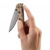 Canivete CRKT com AutoLAWKS e empunhadura em FRN na cor deserto. 